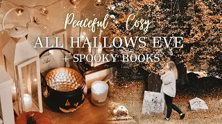 Cozy All Hallows Eve 🍂 Spooky Halloween books recommendations, slow living vlog, autumn aesthetics