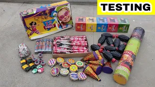 Testing Different Types Of Diwali Crackers | New Crackers Testing 2019 | Best Crackers 2019 |Patake