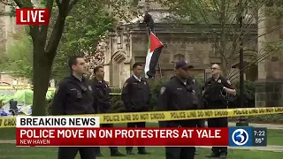 BREAKING: Police move in on Yale protestors