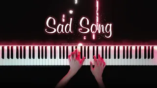 We The Kings - Sad Song | Piano Cover with Strings (with Lyrics & PIANO SHEET)