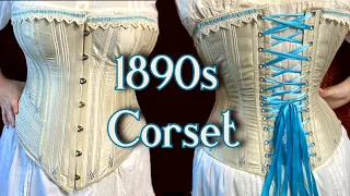 Making a Victorian Corset || 1890s Pretty Housemaid Pattern