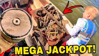 OMG! Magnet Fishing Gone Absolutely CRAZY!!! *UNBELIEVABLE JACKPOT*
