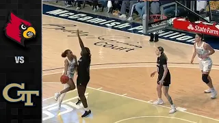 Louisville vs. Georgia Tech Women's Basketball Highlights (2021-22)