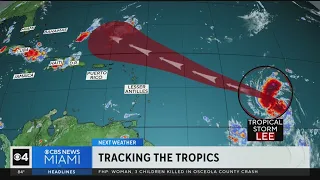 Tropical Storm Lee to intensify