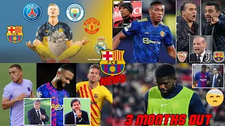 Haaland DECISION Friday💣| Martial Signing RACE🚨| Player EXIT Priority✍️| Umtiti OUT For 3 Months🚑