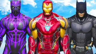 Batman VS Iron Man & Black Panther - Epic Superheroes Battle