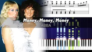ABBA - Money, Money, Money - Advanced Piano Tutorial with Sheet Music