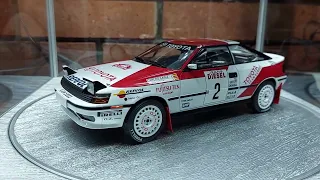 Toyota Celica Gt-Four 4WD St165 C.Sainz Rally San Remo 1990 Ixo 1/18