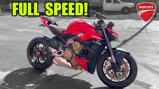 Ducati Panigale V4 Streetfighter Test Ride - Most Powerful Naked Bike!