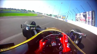 VISOR CAM: James Hinchcliffe at Gateway Motorsports Park