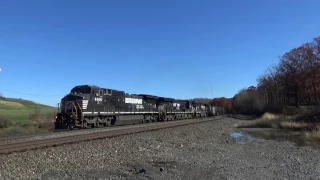 NS Train 786 fights gravity in Enon Valley PA