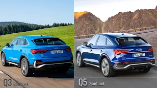 2021 Audi Q5 Sportback vs Audi Q3 Sportback