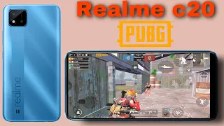 Realme C20 PUBG (BGMI) Test With Max graphics 🥵 Heating || MediaTek Helio G35 2gb Ram