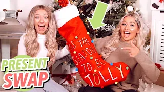 NO BUDGET BEST FRIEND CHRISTMAS PRESENT SWAP!! FT. SAFFRON BARKER!