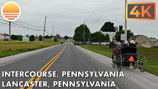Intercourse, Pennsylvania to Lancaster, Pennsylvania! Drive with me!