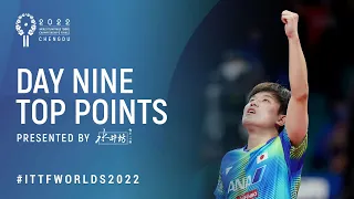 Top Points of Day 9 presented by Shuijingfang | 2022 World Team Championships Finals Chengdu