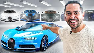 🥇WORLD RECORD! My white BUGATTI in Dubai! 7 Bugatti for 30 Millionen $ at NOVA Luxury Cars🤩