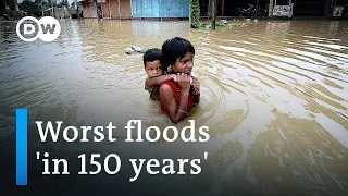 'Unprecedented' flooding in India, Bangladesh leaves millions homeless | DW News