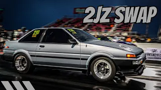 This Toyota Corolla has a 2JZ Swap and Makes 1325WHP! // The Arthur Nunez Story!