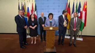 The European Union on Iranian Nuclear Program - Media Stakeout (26 June 2019)