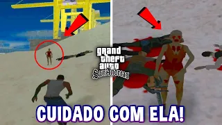 NUNCA SIGA essa MULHER na PRAIA do GTA San Andreas! (Segredos do GTA)