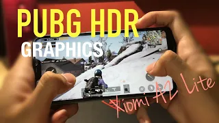 Xiaomi A2 Lite Pubg Max Settings(HDR using GFX Tools) Gaming Test