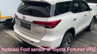 Upgrade Foot sensor untuk Toyota Fortuner VRZ dan TRD sebelum 2020