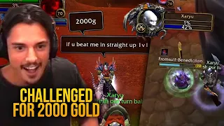 A Mage Challenged Xaryu to a 2000 GOLD duel (NEVER BEEN SO CLOSE!)
