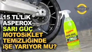 15 TL'ye Satılan Asperox İle Motosiklet Temizlenir mi?