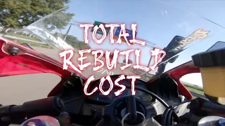 The Total Cost To Rebuild A Crashed Bike | CBR600rr