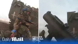 Ukrainian troops fend off Russian artillery to save wounded comrades near Bakhmut
