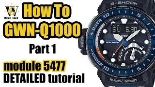 GWN-Q1000 Gulfmaster - Module 5477- Part I tutorial on all the watch functions