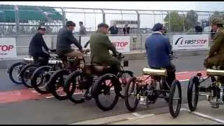 De Dion Bouton pit lane start Silverstone