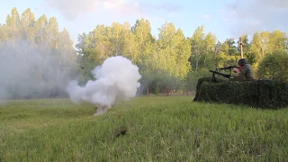 Показательное выступление Клуба военно-исторической реконструкции "Забайкальский фронт"