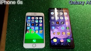 Speed Test | iPhone 6s VS Samsung Galaxy A9 2018 | • Jo_Speed •.