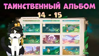 Таинственный Альбом 14 и 15 Снимок | Часть 3 Статичные Пейзажи | Пустыня Хадрамавет Геншин 3.4