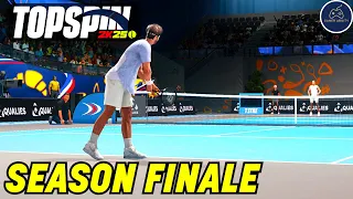 TopSpin 2K25 Career Mode Part 14 - ROOKIE SEASON FINALE!