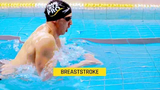 How to swim:  Breaststroke
