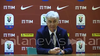 Coppa Italia, Gasperini: "Rigore non dato uno scandalo"