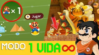 DESAFÍO DE YAMCHA CON SOLO 1 VIDA!!! - MODO INFINITO 1 VIDA - Super Mario Maker 2 - ZetaSSJ