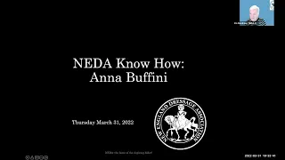 NEDA Know How with Anna Buffini to discuss Her Horses' Lessons