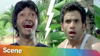 Tusshar Kapoor & Shreyas Talpade funny fight Scene - Golmaal Returns Comedy Scene -