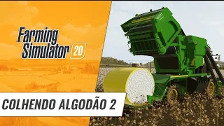 FARMING SIMULATOR 20 | Colheita De Algodão | #1 Fazenda São Luiz