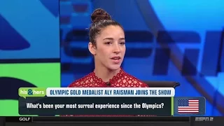 Aly Raisman Interview On Gabby Douglas, Tom Brady & Family