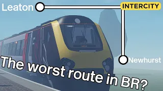 Is this the worst Intercity route in BR? | British railways 1.2 Roblox