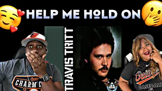 THIS IS WHY WE LOVE COUNTRY MUSIC!!!   TRAVIS TRITT - HELP ME HOLD ON (REACTION)