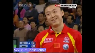 直拍巅峰战： 王皓v马琳  2007国际乒联巡回赛总决赛 Wang Hao vs Ma Lin Penholder, Table Tennis