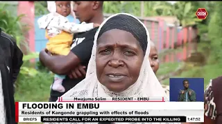 Residents of Kangonde Embu county grapple with effects of floods