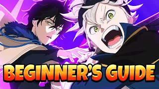 EVERYTHING YOU NEED TO KNOW! COMPLETE BEGINNER'S GUIDE TO BLACK CLOVER MOBILE 2024!