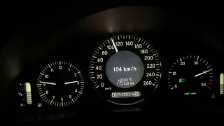 2007 Mercedes-Benz W211 3.0 CDI V6 Acceleration 0-160